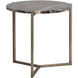 Cecil 21.5 X 20.75 inch Brown / Antique Grey End Table